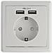 Einbausteckdose Mit 2 X Usb Typ-a Ladeport 2,4 A (11471)  - Foto miniatura 2