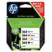 E5Y86aE#301 Cartuccia Ink Originale 364 Nero Ciano Magenta Gialla per HP Deskjet 3520 Capacità 1200 Pagine Blister 4 pezzi - Foto miniatura 1