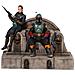 Statua Deluxe In Scala 1/10 Di Boba Fett E Fennec Shand Su Trono - The Mandalorian - Iron Studios - Foto miniatura 3