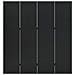 Paravento a 4 Pannelli Nero 160x180 cm - Foto miniatura 2