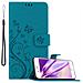 Cadorabo Custodia Compatibile Con Apple Iphone 6 Plus / Iphone 6s Plus In Blu Fiore - Coperchio Protettivo In Design Floreale Con Chiusura Magnetica, Funzione Stand E Slot Per Carte - Foto miniatura 1