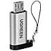 Adattatore Da Usb-c A Micro-usb Carica E Sincronizzazione 2,4a Xo Grigio - Foto miniatura 1
