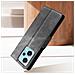 Custodia Portafoglio Grigia Per Xiaomi Redmi Note 12 Similpelle, Supporto Video - Foto miniatura 2