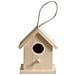 2 Casette Per Uccelli In Legno Da Appendere 13 X 10 X 8,3 Cm - Foto miniatura 1