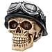 Nemesis Now - Iron Cross Helmet And Goggles Biker Skull 15.5cm - Foto miniatura 5
