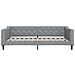 Divano Letto Con Materasso Grigio Chiaro 100x200 Cm In Tessuto - Foto miniatura 7