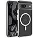Cover Magsafe Per Google Pixel 8a Retro Rigido Bordo Flessibile Fina - Foto miniatura 1