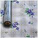 ***mega Stock*** Rotolo Da 20 Metri (h140cm) Di Tovaglia Pvc Telata Cerata Per Casa, Sagre, Pizzerie Fiori E Quadri Blu - Foto miniatura 1