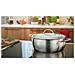Padella In Acciaio Inox Da 26 Cm + Coperchio - 011108032426 - Foto miniatura 4