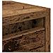Comodino a Muro Legno Antico 38x34x40 cm - Foto miniatura 4