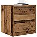 Comodino a Muro Legno Antico 38x34x40 cm - Foto miniatura 7