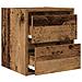 Comodino a Muro Legno Antico 38x34x40 cm - Foto miniatura 9