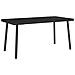 Tavolino Da Giardino Rettangolare Nero 80x40x37 Cm Polyrattan - Foto miniatura 1