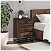 Comodino Rovere Marrone 40x34,5x60cm Legno Multistrato Metallo - Foto miniatura 3