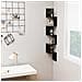 Scaffale Angolare Muro Nero 20x20x127,5cm Truciolato - Foto miniatura 8