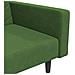 Divano Letto a 2 Posti con 2 Cuscini Verde Scuro in Velluto - Foto miniatura 9