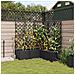 Vaso da Giardino con Trellis 5 pz Nero 120x120x143 cm - Foto miniatura 3