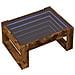 Tavolino da Salotto con LED Infinity Rovere Fumo 70x53x30 cm - Foto miniatura 3
