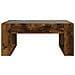 Tavolino da Salotto con LED Infinity Rovere Fumo 70x53x30 cm - Foto miniatura 6