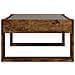 Tavolino da Salotto con LED Infinity Rovere Fumo 70x53x30 cm - Foto miniatura 7