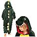 Pigiama Per Bambini Kigurumi Onesie Costume Dinosauro Verde 115-125 - Foto miniatura 1