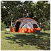 Tenda da campeggio Grigio e arancione 475 x 475 x 235 cm - Foto miniatura 2
