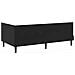 Cornice del letto ad angolo Nero 90 cm x 200 cm Velluto - Foto miniatura 8