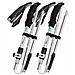 Set Di Bastoncini Da Trekking Pro A 5 Sezioni: Lega Di Alluminio, Pieghevoli, Estensibili Per Escursioni E Avventure All'aperto White - Foto miniatura 1