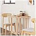 Piano Tavolo Rettangolare 80x60x4cm in Legno Massello di Acacia - Foto miniatura 4
