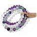 Set Di Braccialetti Elastici Con Perle Di Pietra Vulcanica, Occhio Di Gatto Multicolore E Agata (3 Pezzi) - Foto miniatura 4