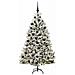 Albero di Natale artificiale con 300 LED Verde e Bianco 180 cm - Foto miniatura 3