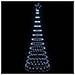 Albero di Natale LED Bianco freddo 100 x 100 x 250 cm Metallo - Foto miniatura 4