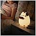 Lampada Da 16 Cm Con Pulsante Di Accensione /spegnimento Ricaricabile, Beige - Foto miniatura 5