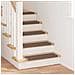 Tappetini per scale autoadesivi 15 pcs Marrone 65 x 21 x 4 cm - Foto miniatura 2