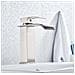 Rubinetto per lavabo da bagno, Blackswan, tipo M297, modello a cascata in nichel, misura 19,3 cm - Foto miniatura 3