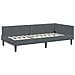 Struttura Letto Angolare con Materasso 2 pcs Grigio Velluto - Foto miniatura 6