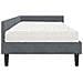 Struttura Letto Angolare con Materasso 2 pcs Grigio Velluto - Foto miniatura 8