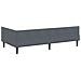 Struttura Letto Angolare con Materasso 2 pcs Grigio Velluto - Foto miniatura 9