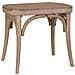 Sgabello In Legno Con Seduta In Rattan 55x37x47h Cm - Foto miniatura 1