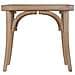 Sgabello In Legno Con Seduta In Rattan 55x37x47h Cm - Foto miniatura 2