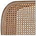Sgabello In Legno Con Seduta In Rattan 55x37x47h Cm - Foto miniatura 7