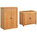 Set di Mobili per Magazzino con porta Marrone Legno multistrato - Foto miniatura 5