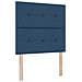Letto a molle con materasso Blu 80 x 200 cm Tessuto - Foto miniatura 6