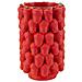 Vaso Strawberry Rosso In Resina A Grappolo Di Fragole 20x32 Cm - Foto miniatura 1
