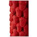 Vaso Strawberry Rosso In Resina A Grappolo Di Fragole 20x32 Cm - Foto miniatura 3