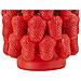 Vaso Strawberry Rosso In Resina A Grappolo Di Fragole 20x32 Cm - Foto miniatura 5