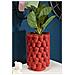 Vaso Strawberry Rosso In Resina A Grappolo Di Fragole 20x32 Cm - Foto miniatura 6