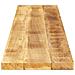 Piano per Tavolo 160x20x3,8 cm Rettangolare Legno Mango Grezzo - Foto miniatura 4