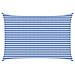 Telo Ombra Blu e Bianco 3 x 4 m HDPE - Foto miniatura 1