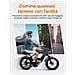 M1 Bici Elettrica Stile Moto, 25 km /h, Pneumatici Fat 20×4.0, Doppia Sospensione, Luci LED, Portata Massima 150kg, Nero - Foto miniatura 8